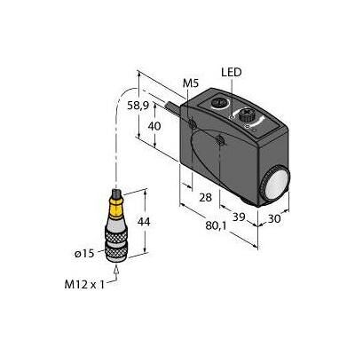 Turck, Détecteur de mouvements, Opto Sensor Capteur d'angle Capteur de marques de couleur R58ACG1Q Turck, Détecteur de mouvements, Opto Sensor Capteur d'angle Capteur de marques de couleur R58ACG1Q
