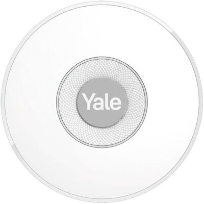 Yale, Protection contre le cambriolage + système d'alarme, YA-AL-IS-1A-W - Sirène d'alarme intelligente d'intérieur Yale, Protection contre le cambriolage + système d'alarme, YA-AL-IS-1A-W - Sirène d'alarme intelligente d'intérieur