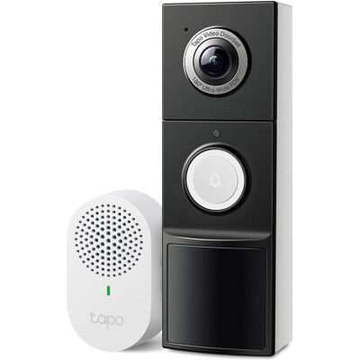 TP-Link, Sonnette + interphone, TAPO D235 – Caméra de sonnette vidéo Tapo (Tapo D235) (WiFi) TP-Link, Sonnette + interphone, TAPO D235 – Caméra de sonnette vidéo Tapo (Tapo D235) (WiFi)