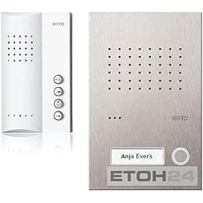 Schneider Electric, Sonnette + interphone, Kit mains libres Acero pur AudioSet (Filaire) Schneider Electric, Sonnette + interphone, Kit mains libres Acero pur AudioSet (Filaire)