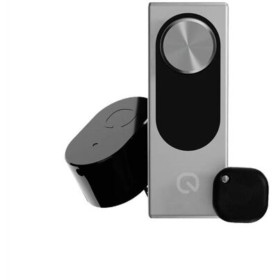Shelly, Système de contrôle d’accès, Serrure de porte LOQED argentée (Bluetooth, Combinaison électronique de chiffres) Shelly, Système de contrôle d’accès, Serrure de porte LOQED argentée (Bluetooth, Combinaison électronique de chiffres)