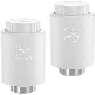Sonoff Tête thermostatique ZigBee TRVZB, lot de 2, Thermostat, Blanc Sonoff Tête thermostatique ZigBee TRVZB, lot de 2, Thermostat, Blanc