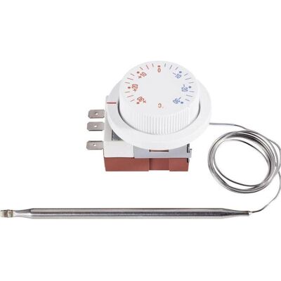 Sygonix Thermostat à encastrer Montage -30 à +30 °C, Thermostat, Blanc Sygonix Thermostat à encastrer Montage -30 à +30 °C, Thermostat, Blanc