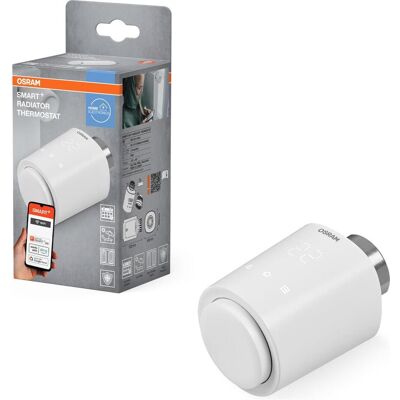 Osram SMART+ WIFI RADIATOR THERMOSTAT White Single Pack, Thermostat, Blanc Osram SMART+ WIFI RADIATOR THERMOSTAT White Single Pack, Thermostat, Blanc