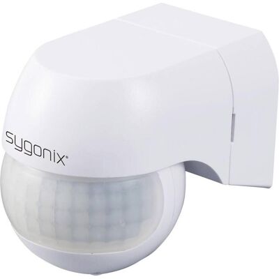 Sygonix SY-6118230 Détecteur de Mouvement - PIR 180° IP44 Sygonix SY-6118230 Détecteur de Mouvement - PIR 180° IP44
