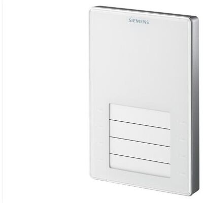 Siemens Régulateur de température ambiante AP KNX ws glz S55624-H107, Thermostat, Blanc Siemens Régulateur de température ambiante AP KNX ws glz S55624-H107, Thermostat, Blanc