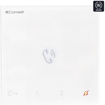 Comelit, Sonnette + interphone, Station intérieure (Filaire) Comelit, Sonnette + interphone, Station intérieure (Filaire)