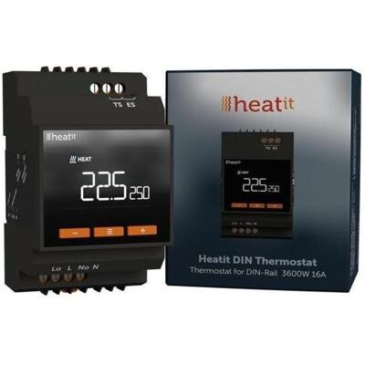 Heatit HEA 5430439 - DIN Thermostat, Thermostat Heatit HEA 5430439 - DIN Thermostat, Thermostat