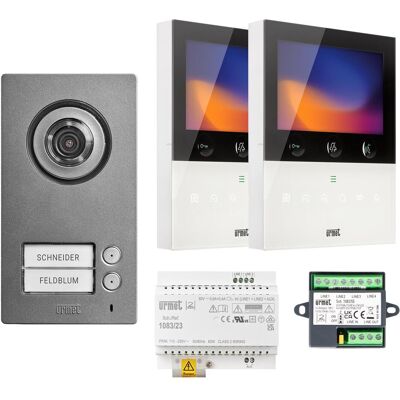 Grothe, Sonnette + interphone, Kit d'interphone vidéo GROT (Filaire) Grothe, Sonnette + interphone, Kit d'interphone vidéo GROT (Filaire)