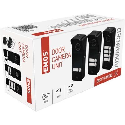 Emos, Sonnette + interphone, Unité de caméra couleur turque EM-10AHD RF-1 (RFID) Emos, Sonnette + interphone, Unité de caméra couleur turque EM-10AHD RF-1 (RFID)