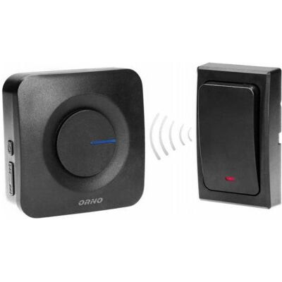 Deurbel sans fil Orno - 36 sonneries - Noir - Sonnette sans fil Deurbel sans fil Orno - 36 sonneries - Noir - Sonnette sans fil