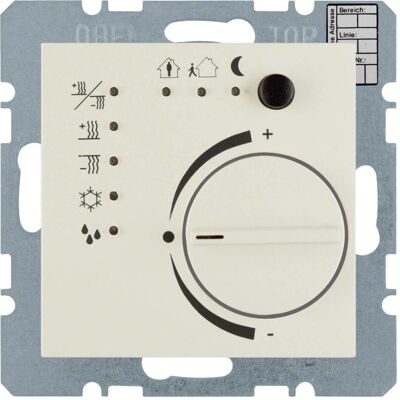 Berker Régulateur RT, Thermostat, Blanc Berker Régulateur RT, Thermostat, Blanc