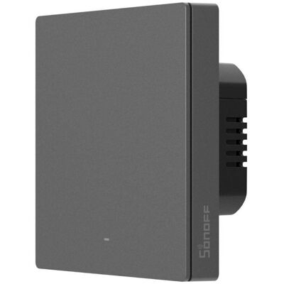 Shelly, Interrupteurs éclairage + volets électriques, Sonoff SwitchMan Smart-Wandschalter M5 Matter / 1-Taste / 86 mm / Dunkelgrau Shelly, Interrupteurs éclairage + volets électriques, Sonoff SwitchMan Smart-Wandschalter M5 Matter / 1-Taste / 86 mm / Dunkelgrau