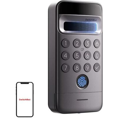 SwitchBot, Système de contrôle d’accès, Clavier pour le Keypad Vision Pro (Combinaison électronique de chiffres, Empreinte digitale) SwitchBot, Système de contrôle d’accès, Clavier pour le Keypad Vision Pro (Combinaison électronique de chiffres, Empreinte digitale)