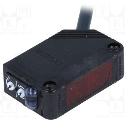 Omron, Détecteur de mouvements, Capteur : photoélectrique Portée : 5÷100 mm PNP DARK-ON, LIGHT-ON PBT Omron, Détecteur de mouvements, Capteur : photoélectrique Portée : 5÷100 mm PNP DARK-ON, LIGHT-ON PBT
