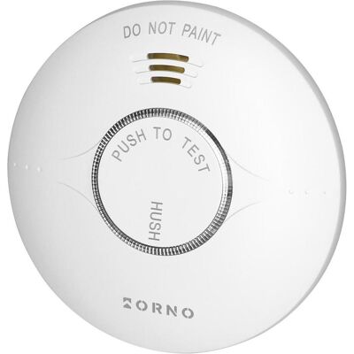 Orno, Alarme, Bateryjny czujnik dymu, 2xAA, żywotność czujnika 10 lat, Tuya Smart Wi-Fi Orno, Alarme, Bateryjny czujnik dymu, 2xAA, żywotność czujnika 10 lat, Tuya Smart Wi-Fi