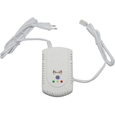 PNI, Alarme, Capteur de gaz GD-01, avec alarme sonore et lumineuse, pour gaz liquide, gaz naturel, gaz de PNI, Alarme, Capteur de gaz GD-01, avec alarme sonore et lumineuse, pour gaz liquide, gaz naturel, gaz de