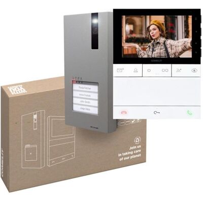 Comelit, Sonnette + interphone, Kit maison individuelle Quadra (WiFi) Comelit, Sonnette + interphone, Kit maison individuelle Quadra (WiFi)