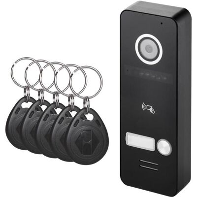 Emos, Sonnette + interphone, Unité de caméra couleur turque EM-10AHD RF-1 (Filaire, RFID, Sans fil) Emos, Sonnette + interphone, Unité de caméra couleur turque EM-10AHD RF-1 (Filaire, RFID, Sans fil)