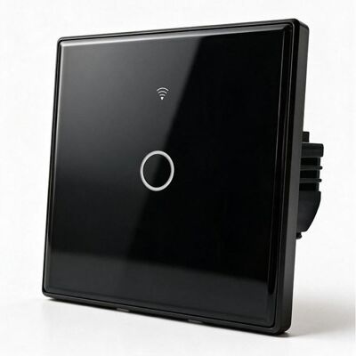 Qoltec, Interrupteurs éclairage + volets électriques, Interrupteur tactile intelligent à 1 canal pour éclairage Wi-Fi Minuterie Qoltec, Interrupteurs éclairage + volets électriques, Interrupteur tactile intelligent à 1 canal pour éclairage Wi-Fi Minuterie