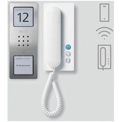 Siedle, Sonnette + interphone, Action de mise à niveau 1 : IQ SET (Filaire, WiFi) Siedle, Sonnette + interphone, Action de mise à niveau 1 : IQ SET (Filaire, WiFi)
