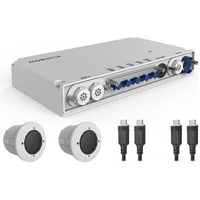 Mobotix S74 Ensemble de 2 modules de capteurs 12DN016, Caméra réseau, Blanc Mobotix S74 Ensemble de 2 modules de capteurs 12DN016, Caméra réseau, Blanc
