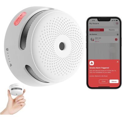 X-Sense Xs01-Wx Détecteur de Fumée Intelligent Wi-Fi - Détecteur de Fumée X-Sense Xs01-Wx Détecteur de Fumée Intelligent Wi-Fi - Détecteur de Fumée