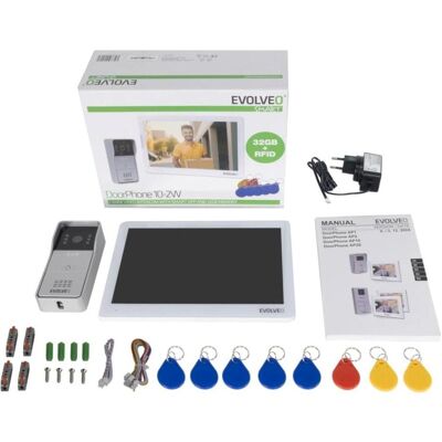 Evolveo, Sonnette + interphone, DoorPhone 10-2W - 2-wire video intercom with app and 32GB memory (Filaire, WiFi) Evolveo, Sonnette + interphone, DoorPhone 10-2W - 2-wire video intercom with app and 32GB memory (Filaire, WiFi)