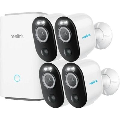 Reolink Argus 3 Pro 2K Pack de 4 avec Home Hub Reolink Argus 3 Pro 2K Pack de 4 avec Home Hub