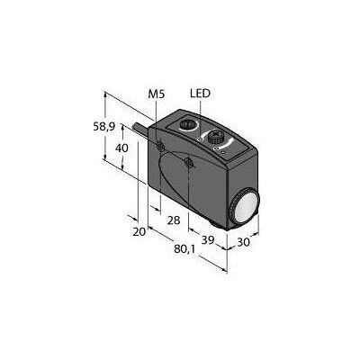 Turck, Détecteur de mouvements, Opto Sensor Capteur de lumière angulaire Capteur de marques de couleur R58ACR1D Turck, Détecteur de mouvements, Opto Sensor Capteur de lumière angulaire Capteur de marques de couleur R58ACR1D