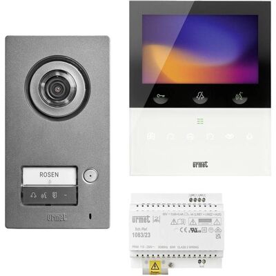Grothe, Sonnette + interphone, Kit d'interphone vidéo GROT (Filaire, WiFi) Grothe, Sonnette + interphone, Kit d'interphone vidéo GROT (Filaire, WiFi)