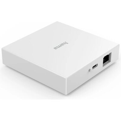 Hama Hub Smart-Home, Matter, Zigbee, Thread, commande vocale/par applic., Hub domotique, Blanc Hama Hub Smart-Home, Matter, Zigbee, Thread, commande vocale/par applic., Hub domotique, Blanc