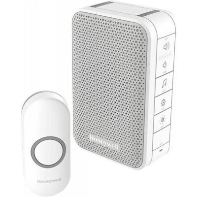 Friedland, Sonnette + interphone, BY HONEYWELL Trådløs Dørklokke kit DC313N LED 150 meter 6 melodier 84DB hvidBatteri til dø (Funk) Friedland, Sonnette + interphone, BY HONEYWELL Trådløs Dørklokke kit DC313N LED 150 meter 6 melodier 84DB hvidBatteri til dø (Funk)