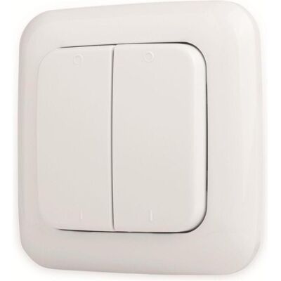 Ensemble d'interrupteurs lumineux sans fil blanc - Smartwares Ensemble d'interrupteurs lumineux sans fil blanc - Smartwares
