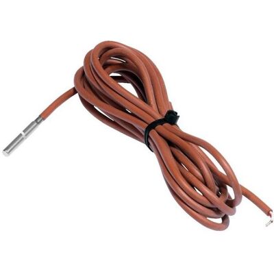 Danfoss Sonde de température MBT153 avec câble, -50 - 200 °C PT100 8,5 mètres de câble silicone, Thermostat Danfoss Sonde de température MBT153 avec câble, -50 - 200 °C PT100 8,5 mètres de câble silicone, Thermostat