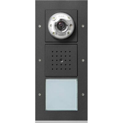 Gira, Sonnette + interphone, Station de porte vidéo AP 1f Türko Anthrazit 126967 (Filaire) Gira, Sonnette + interphone, Station de porte vidéo AP 1f Türko Anthrazit 126967 (Filaire)
