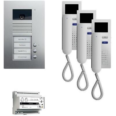 TCS, Sonnette + interphone, PVU1630-0010 Video:pack3 color 3 touches mains libres (Filaire) TCS, Sonnette + interphone, PVU1630-0010 Video:pack3 color 3 touches mains libres (Filaire)