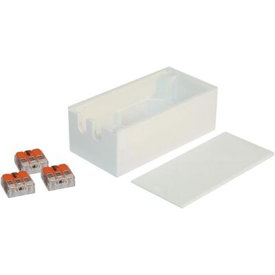 Shelly Accessoires - Boîtiers - Série Shelly-PLUS avec Addon, y compris 3 x WAGO 221-413, Hub domotique Shelly Accessoires - Boîtiers - Série Shelly-PLUS avec Addon, y compris 3 x WAGO 221-413, Hub domotique