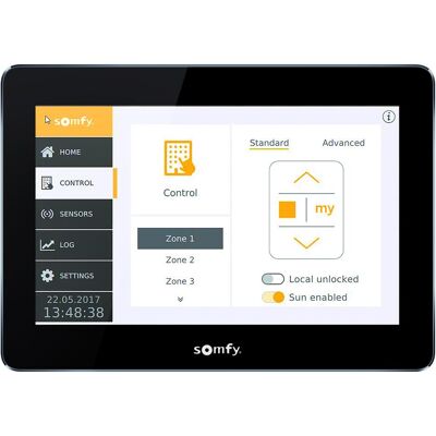 somfy 1860255 animeo IB+Touch, Thermostat, Noir somfy 1860255 animeo IB+Touch, Thermostat, Noir