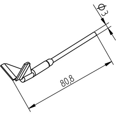 Ersa Entlötspitze Spitzen-Grösse 22.50 mm Inhalt 1 St. (Panne de dessoudage), Fer à souder : accessoires Ersa Entlötspitze Spitzen-Grösse 22.50 mm Inhalt 1 St. (Panne de dessoudage), Fer à souder : accessoires