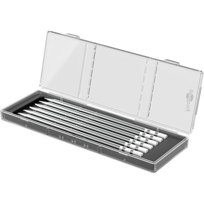 Goobay 6er-Set Lötspitzen (Panne de soudure), Fer à souder : accessoires Goobay 6er-Set Lötspitzen (Panne de soudure), Fer à souder : accessoires