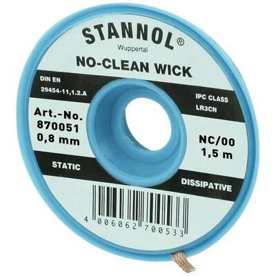 STANNOL - ELL STA 0,8 NC - Cuivre - Fer à dessouder STANNOL - ELL STA 0,8 NC - Cuivre - Fer à dessouder