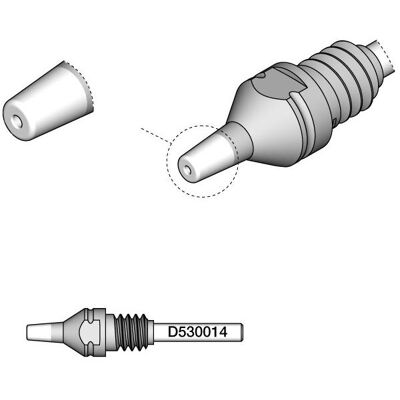JBC Pointe à dessouder série D530, D530014/0.8 mm, 2.5 mm, Pincleaning (Panne de dessoudage), Fer à souder : accessoires JBC Pointe à dessouder série D530, D530014/0.8 mm, 2.5 mm, Pincleaning (Panne de dessoudage), Fer à souder : accessoires