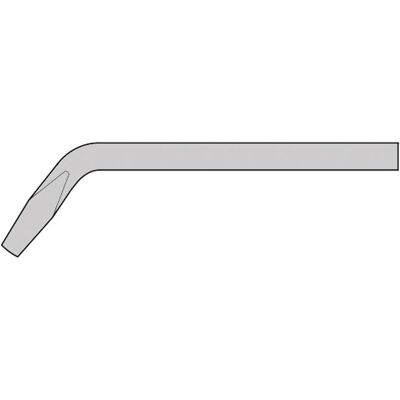 Donau POINTE À SOUDER 6 mm - Forme de burin courbée, Fer à souder : accessoires Donau POINTE À SOUDER 6 mm - Forme de burin courbée, Fer à souder : accessoires