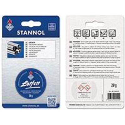 Stannol graisse à souder sb en boîte, 20g (Graisse de soudure), Fer à souder : accessoires Stannol graisse à souder sb en boîte, 20g (Graisse de soudure), Fer à souder : accessoires