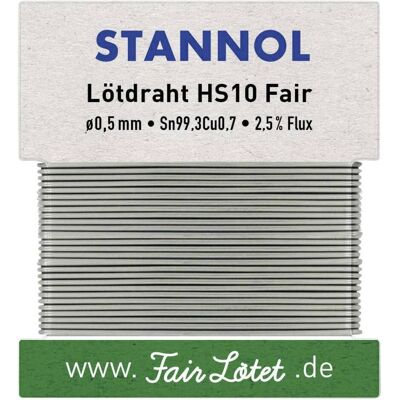 Stannol HS10Fair Sn99,3Cu0,7 - Fil à souder Stannol HS10Fair Sn99,3Cu0,7 - Fil à souder