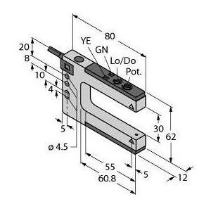 Turck, Détecteur de mouvements, Opto Sensor Fourche lumineuse SLM30B6 W/30 Turck, Détecteur de mouvements, Opto Sensor Fourche lumineuse SLM30B6 W/30