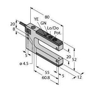 Turck, Détecteur de mouvements, Opto Sensor Fourche lumineuse SLM20B6 W/30 Turck, Détecteur de mouvements, Opto Sensor Fourche lumineuse SLM20B6 W/30