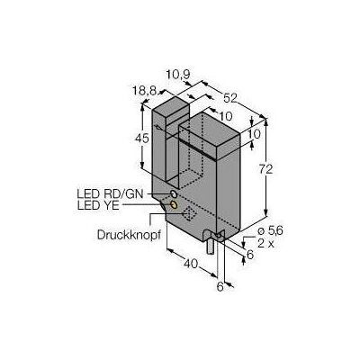 Turck, Détecteur de mouvements, Opto Sensor Fourche lumineuse SLE10B6V W/30 Turck, Détecteur de mouvements, Opto Sensor Fourche lumineuse SLE10B6V W/30