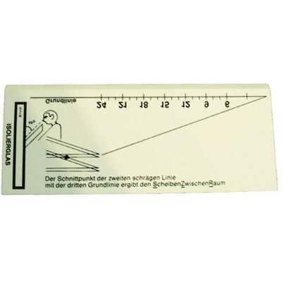 Werkstarck Jauge optique d'épaisseur de verre, Métrologie Werkstarck Jauge optique d'épaisseur de verre, Métrologie